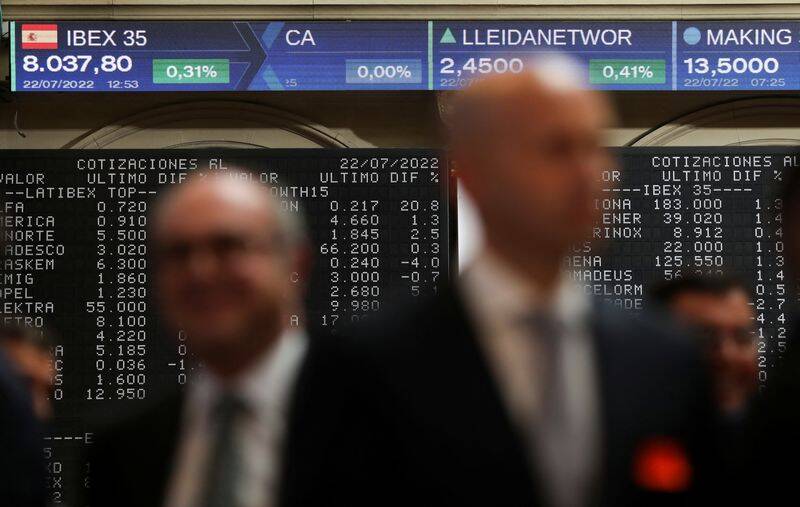 El valor del IBEX 35 en la Bolsa de Madrid